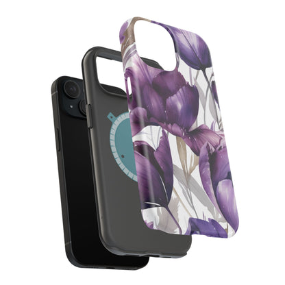 Magnetic Phone Case (Watercolor Flower)