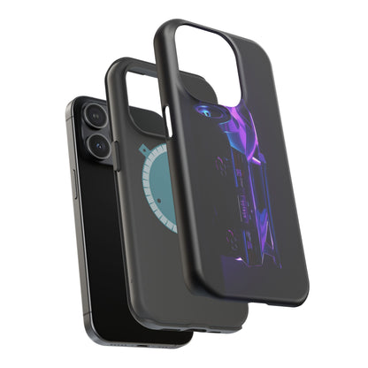 Magnetic Phone Case (Purple Future Car)