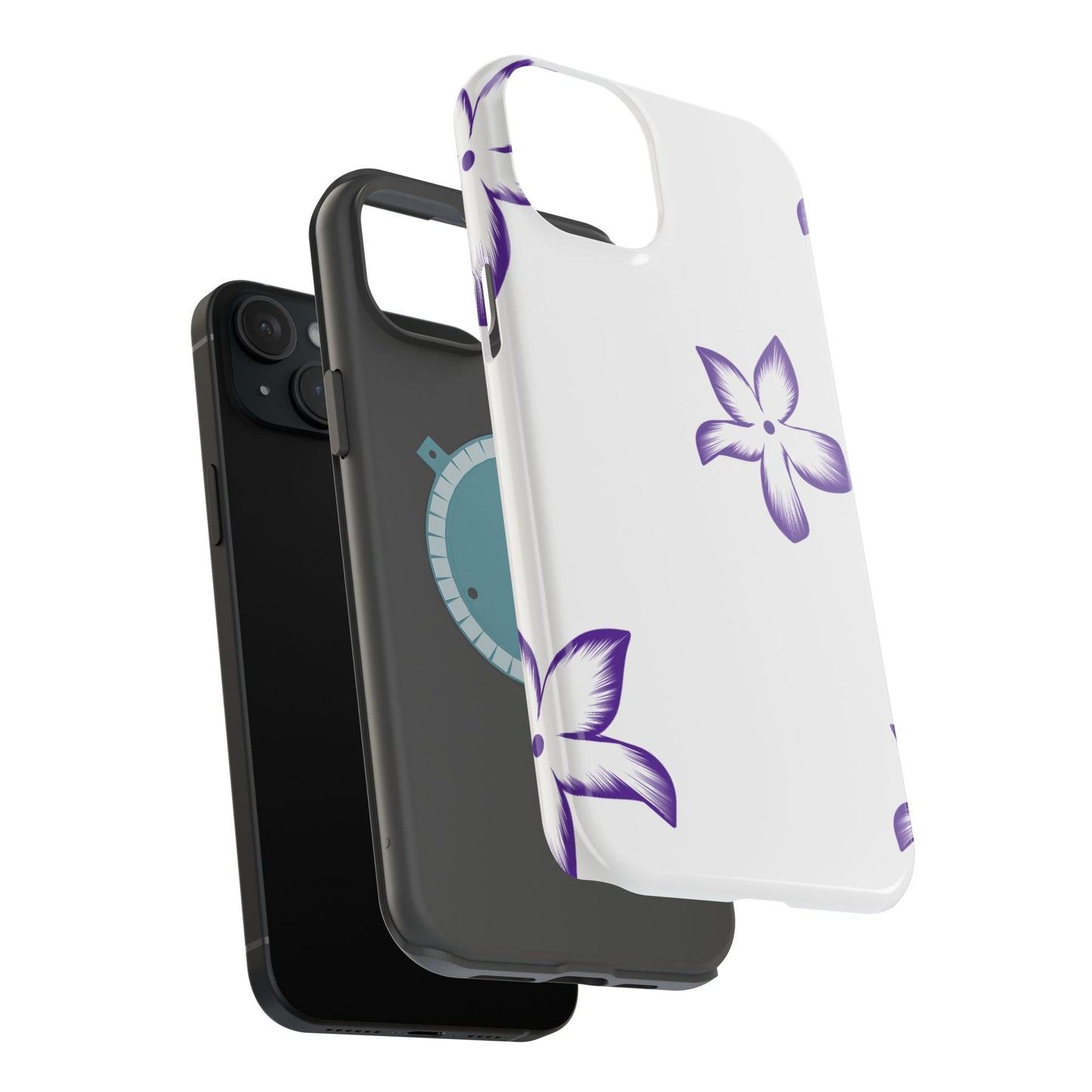 Magnetic Phone Case (Abstract Flower)