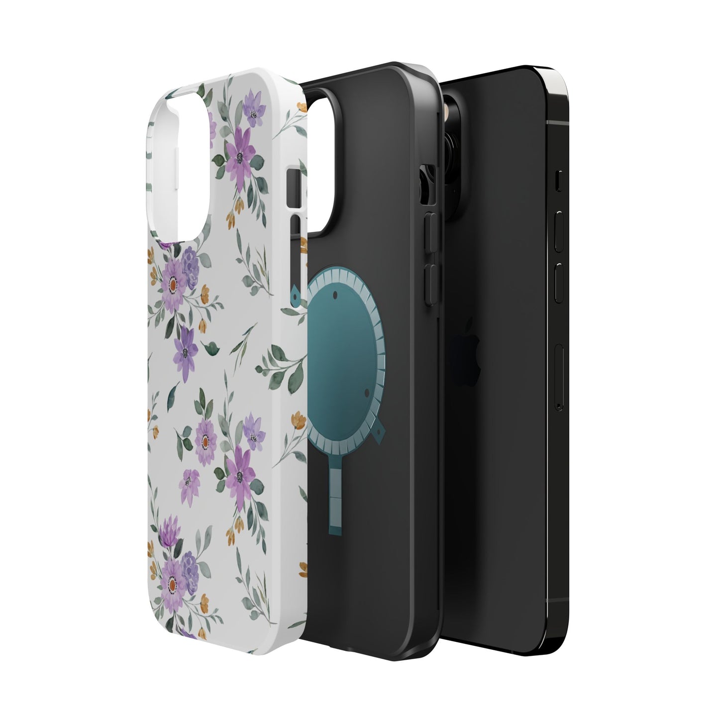 Magnetic Phone Case (Floral Pattern)