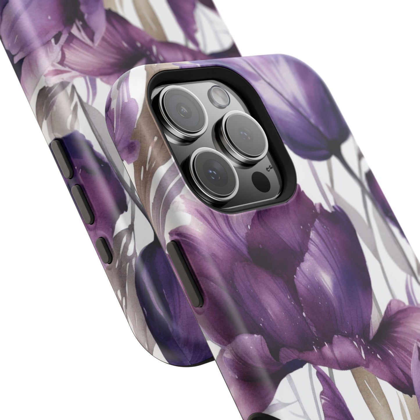 Magnetic Phone Case (Watercolor Flower)