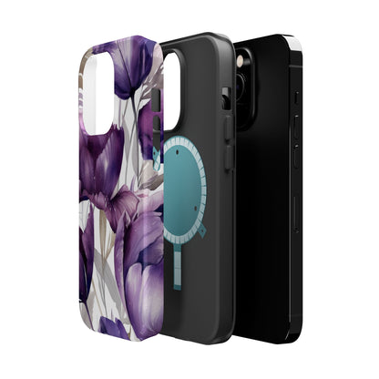 Magnetic Phone Case (Watercolor Flower)