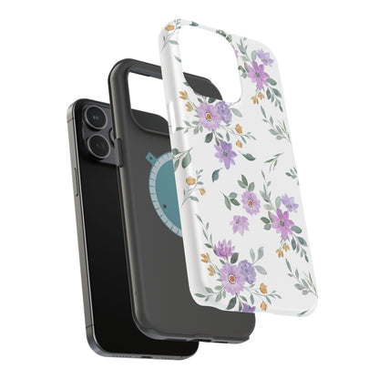 Magnetic Phone Case (Floral Pattern)