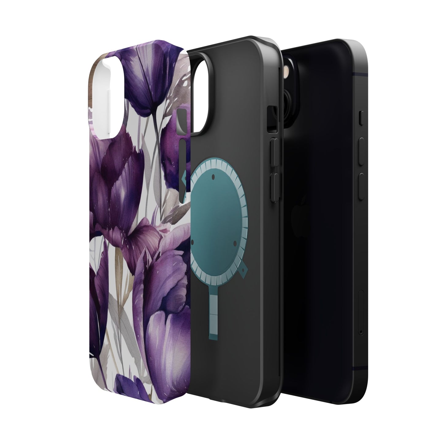 Magnetic Phone Case (Watercolor Flower)