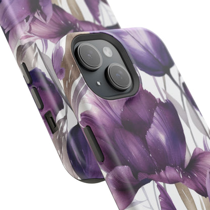 Magnetic Phone Case (Watercolor Flower)