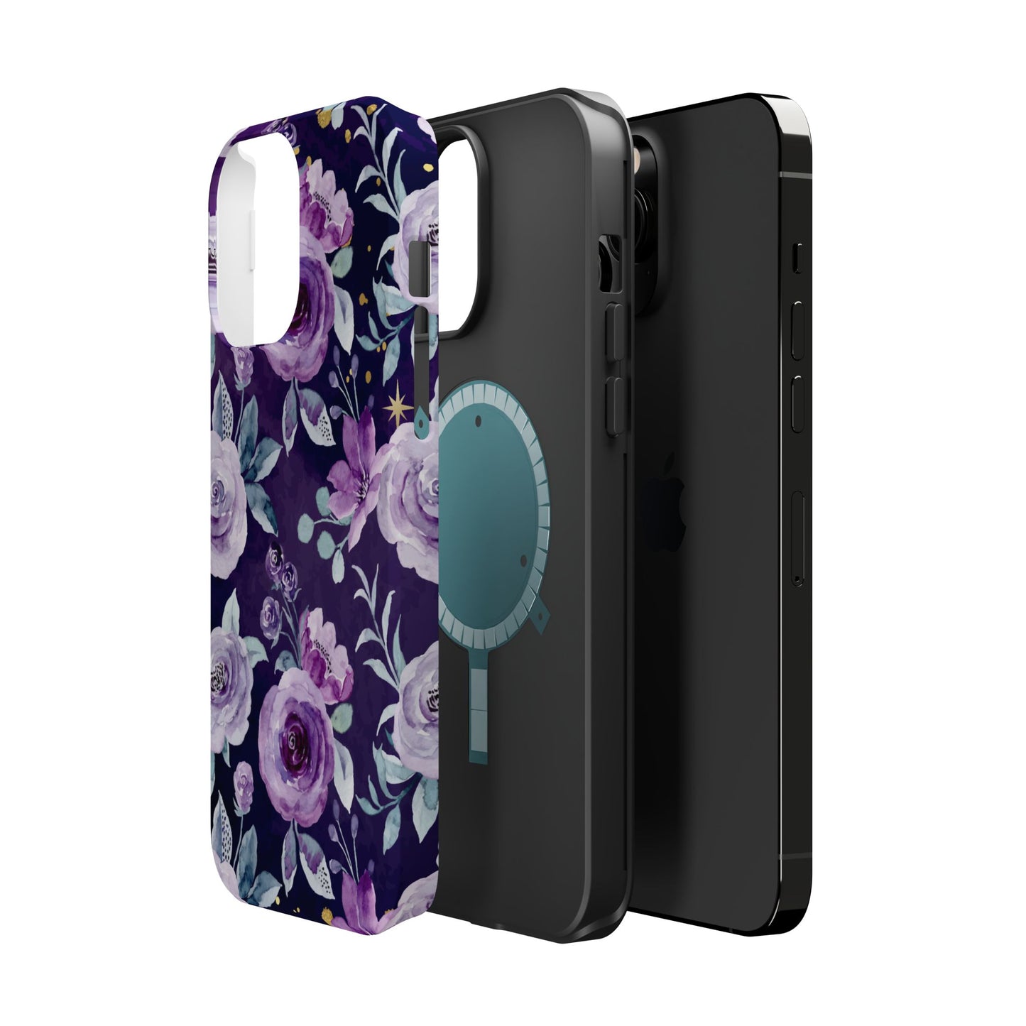 Magnetic Phone Case (Classic Floral *Special Purple Edition*)