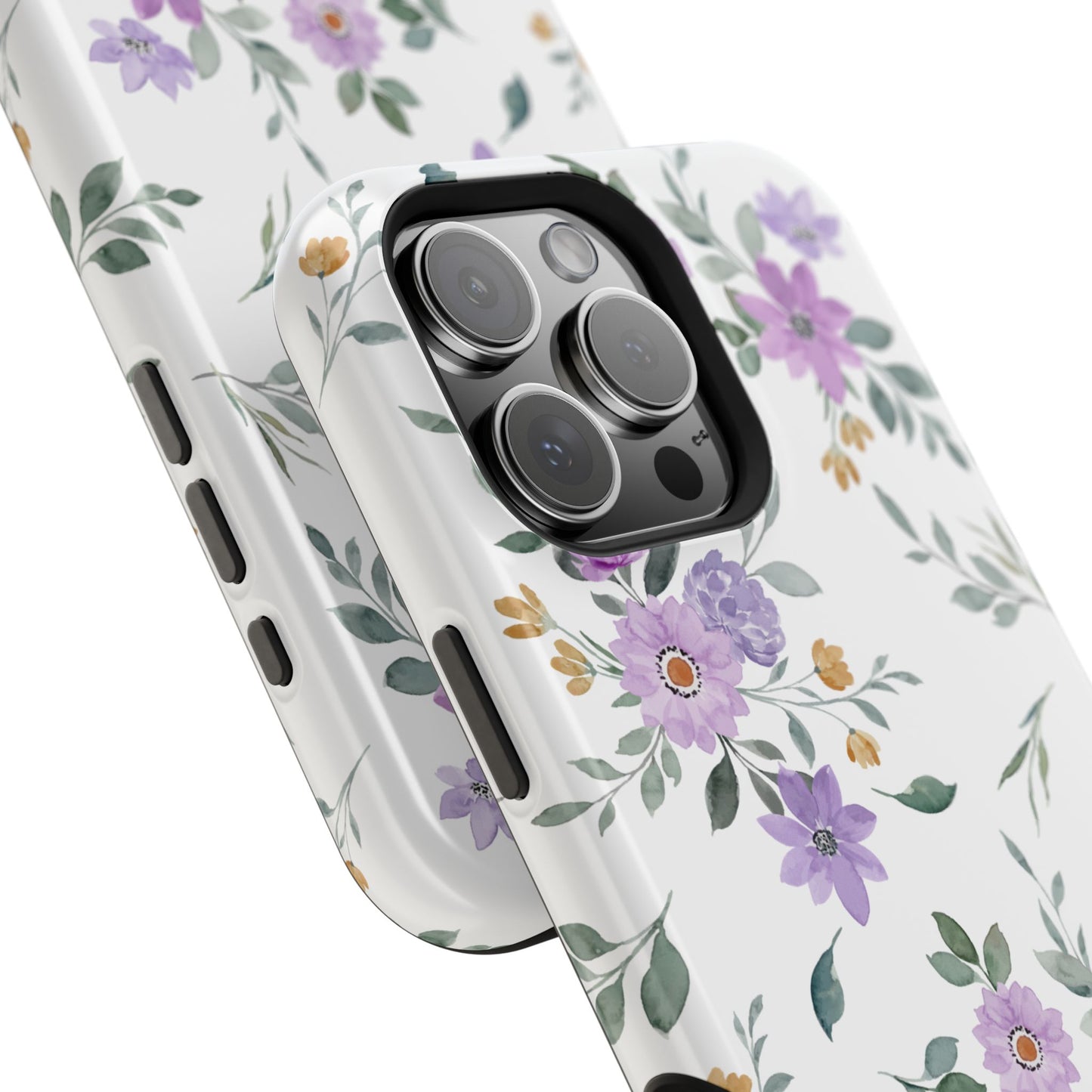 Magnetic Phone Case (Floral Pattern)