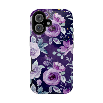 Magnetic Phone Case (Classic Floral *Special Purple Edition*)