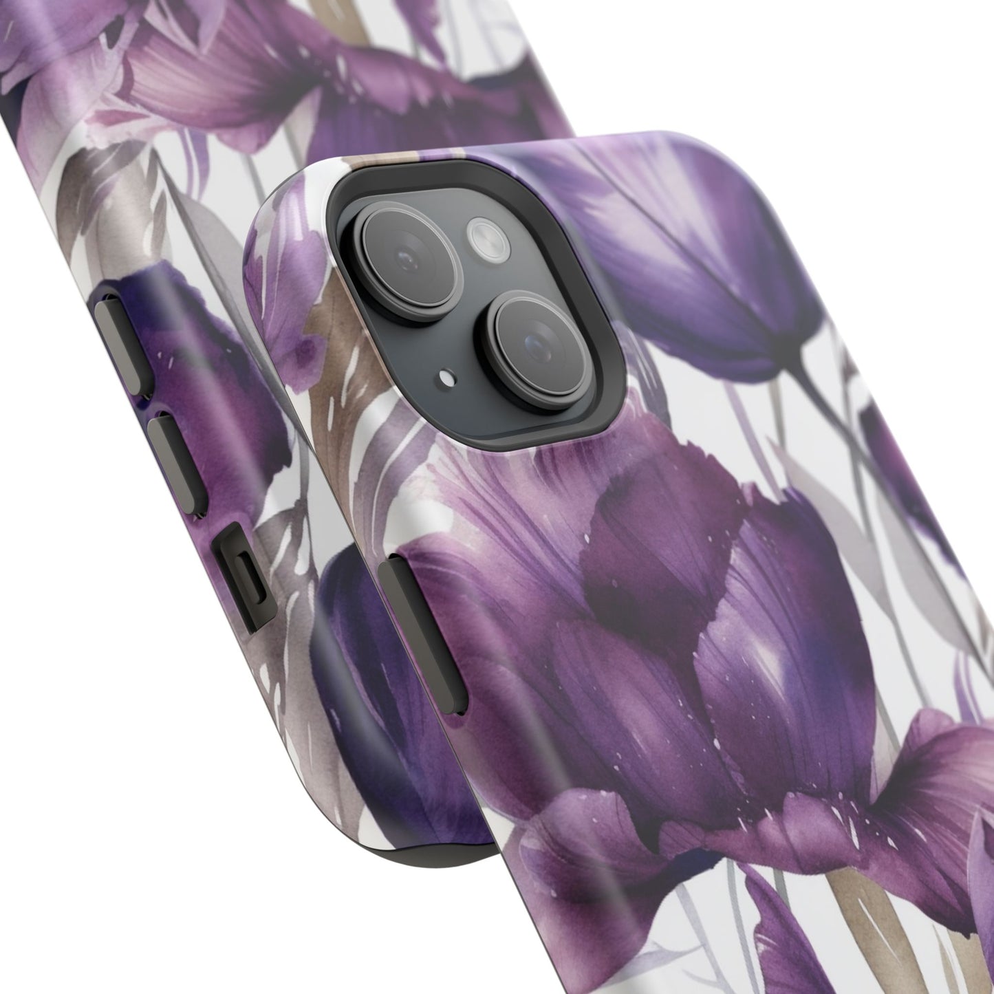 Magnetic Phone Case (Watercolor Flower)