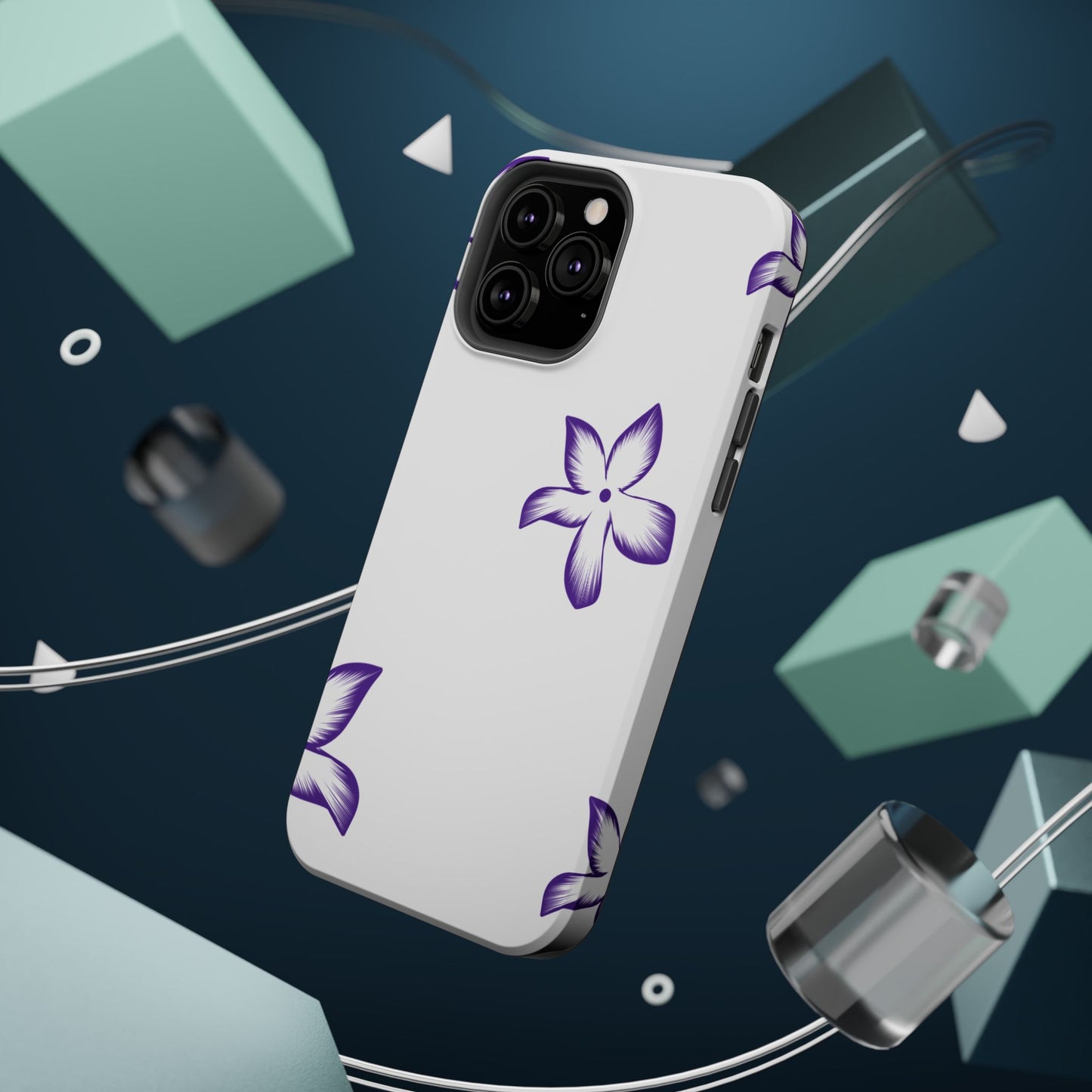 Magnetic Phone Case (Abstract Flower)