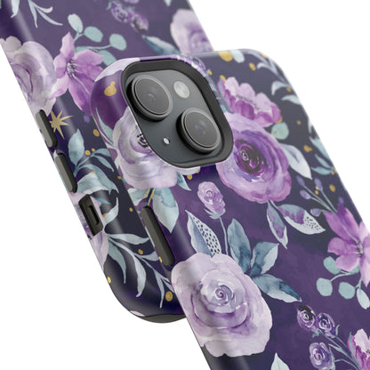 Magnetic Phone Case (Classic Floral *Special Purple Edition*)