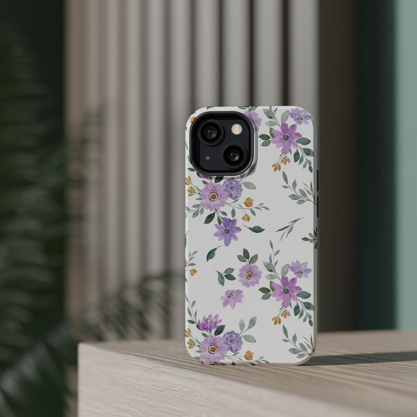 Magnetic Phone Case (Floral Pattern)