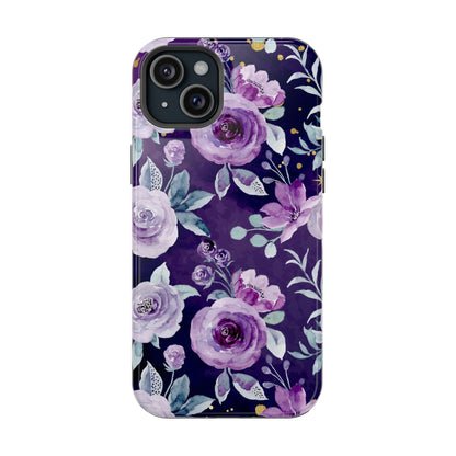 Magnetic Phone Case (Classic Floral *Special Purple Edition*)