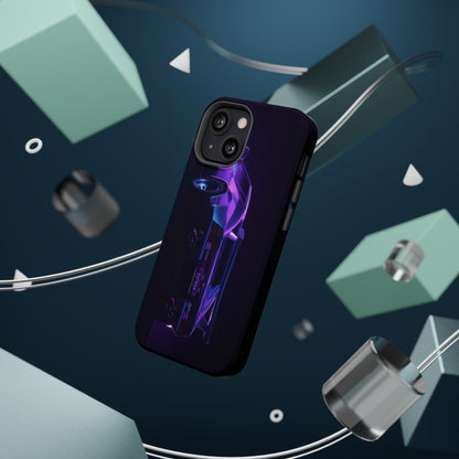 Magnetic Phone Case (Purple Future Car)