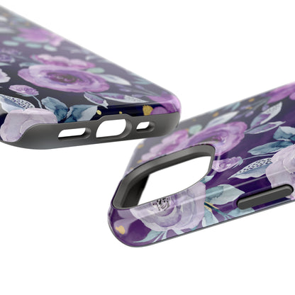 Magnetic Phone Case (Classic Floral *Special Purple Edition*)