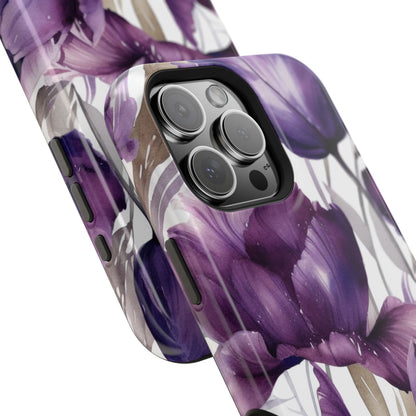 Magnetic Phone Case (Watercolor Flower)