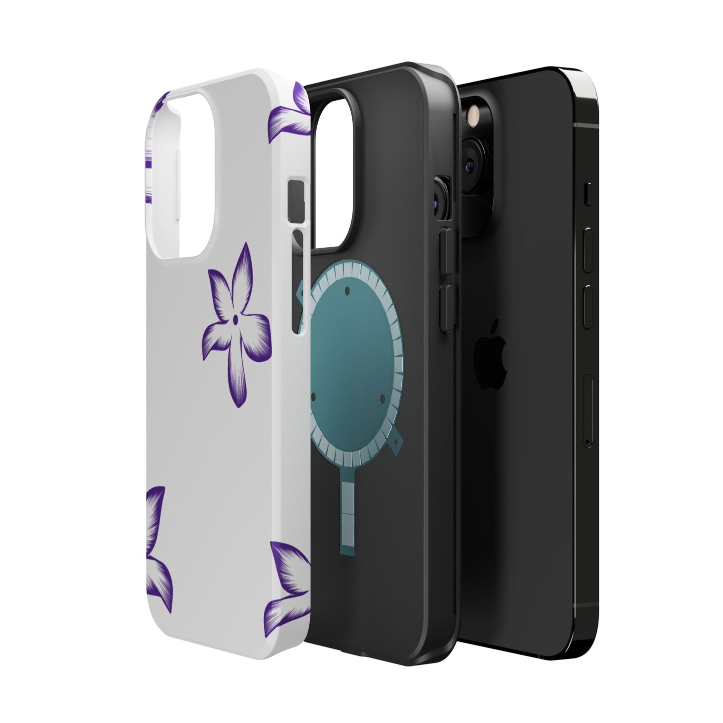 Magnetic Phone Case (Abstract Flower)