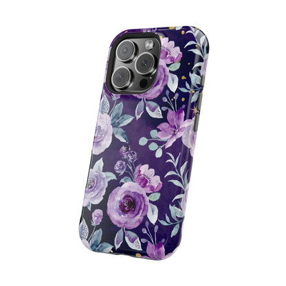 Magnetic Phone Case (Classic Floral *Special Purple Edition*)