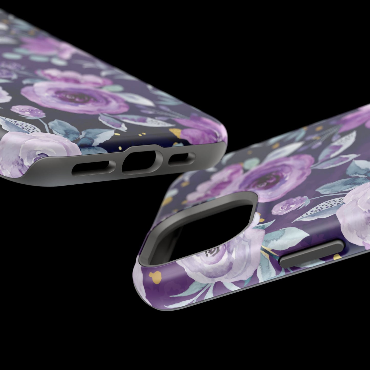 Magnetic Phone Case (Classic Floral *Special Purple Edition*)