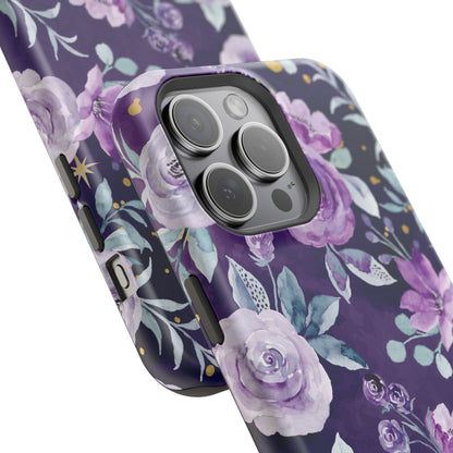 Magnetic Phone Case (Classic Floral *Special Purple Edition*)