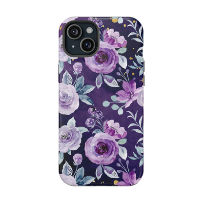 Magnetic Phone Case (Classic Floral *Special Purple Edition*)