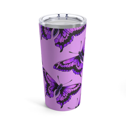 Tumbler 20oz (Purple Butterfly)