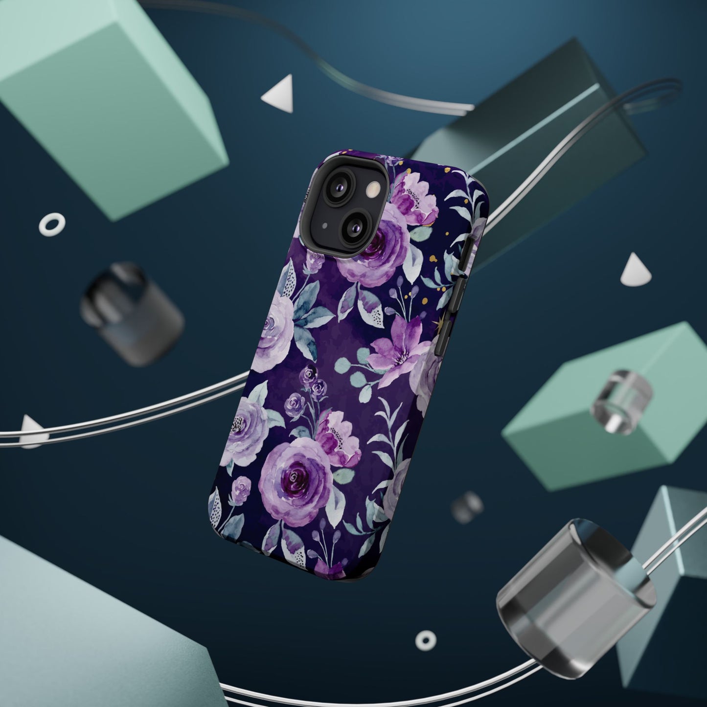 Magnetic Phone Case (Classic Floral *Special Purple Edition*)