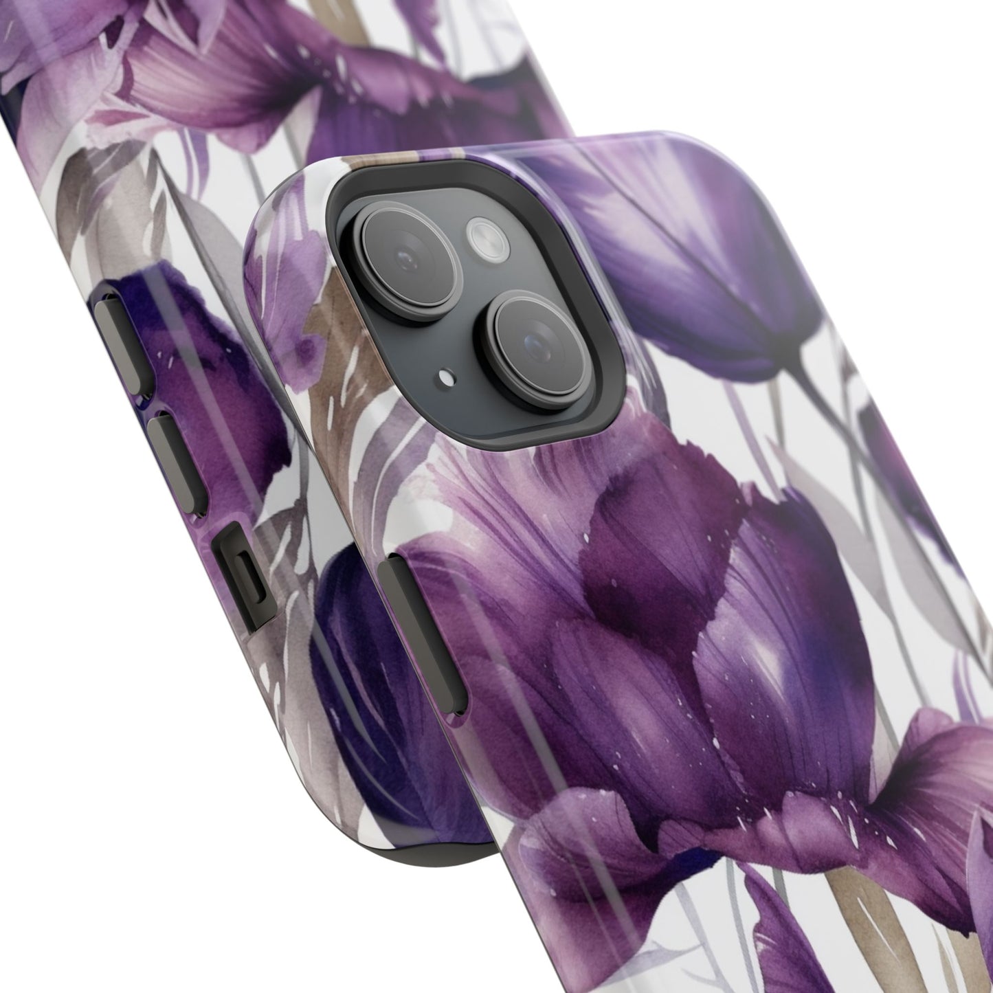 Magnetic Phone Case (Watercolor Flower)