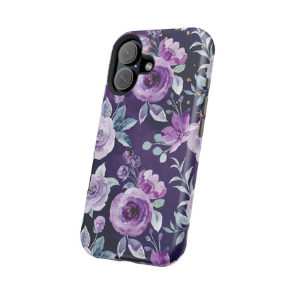 Magnetic Phone Case (Classic Floral *Special Purple Edition*)