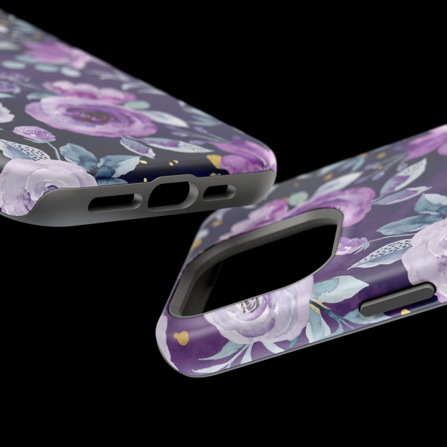 Magnetic Phone Case (Classic Floral *Special Purple Edition*)