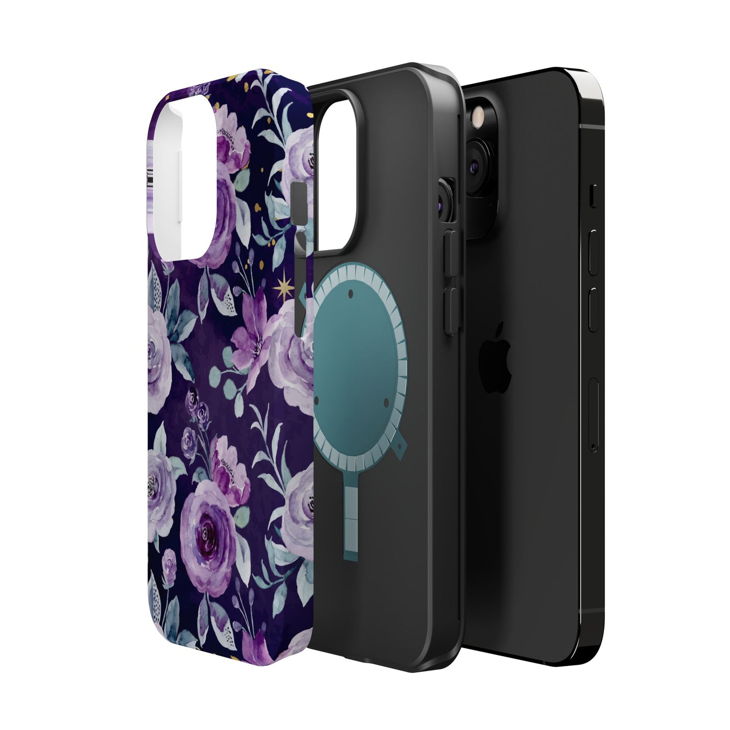 Magnetic Phone Case (Classic Floral *Special Purple Edition*)