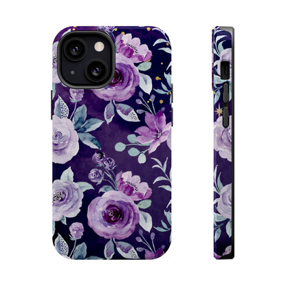 Magnetic Phone Case (Classic Floral *Special Purple Edition*)