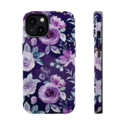 Magnetic Phone Case (Classic Floral *Special Purple Edition*)