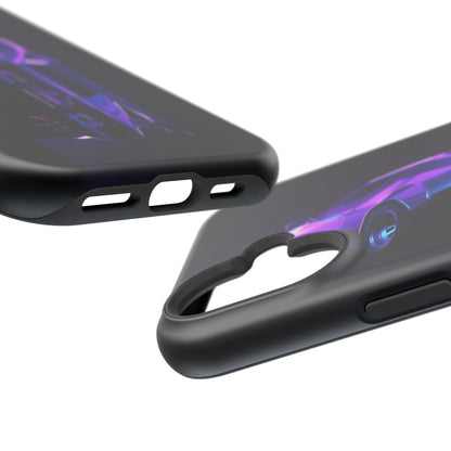 Magnetic Phone Case (Purple Future Car)