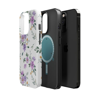 Magnetic Phone Case (Floral Pattern)