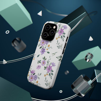 Magnetic Phone Case (Floral Pattern)