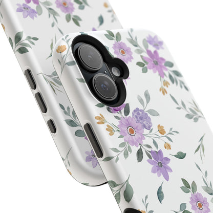 Magnetic Phone Case (Floral Pattern)