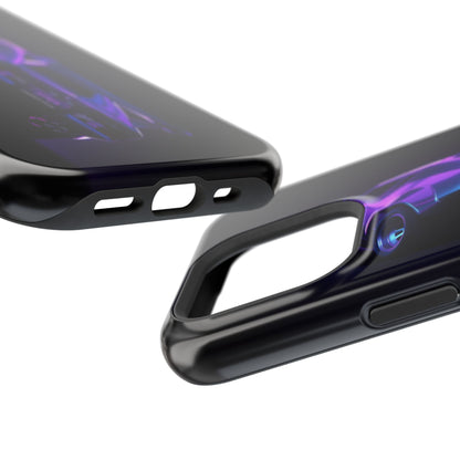 Magnetic Phone Case (Purple Future Car)