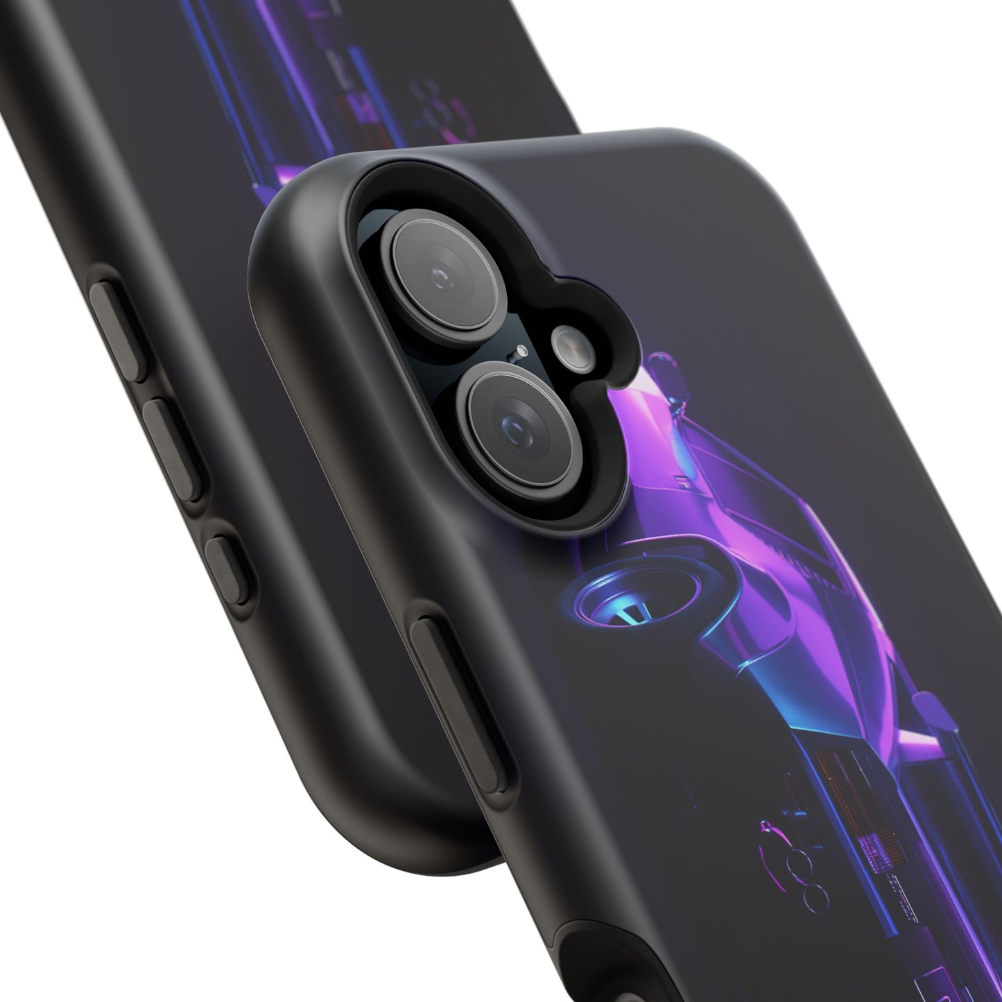 Magnetic Phone Case (Purple Future Car)