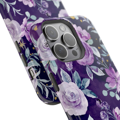 Magnetic Phone Case (Classic Floral *Special Purple Edition*)