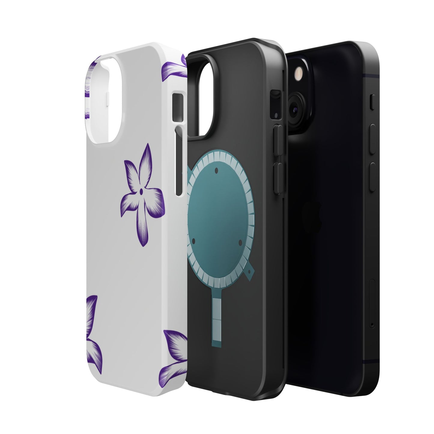 Magnetic Phone Case (Abstract Flower)