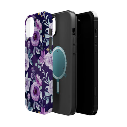 Magnetic Phone Case (Classic Floral *Special Purple Edition*)