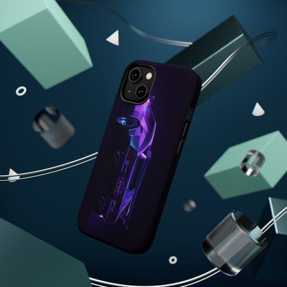 Magnetic Phone Case (Purple Future Car)