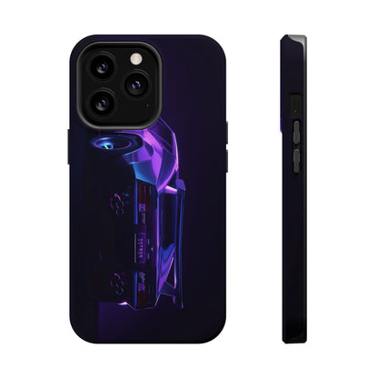 Magnetic Phone Case (Purple Future Car)