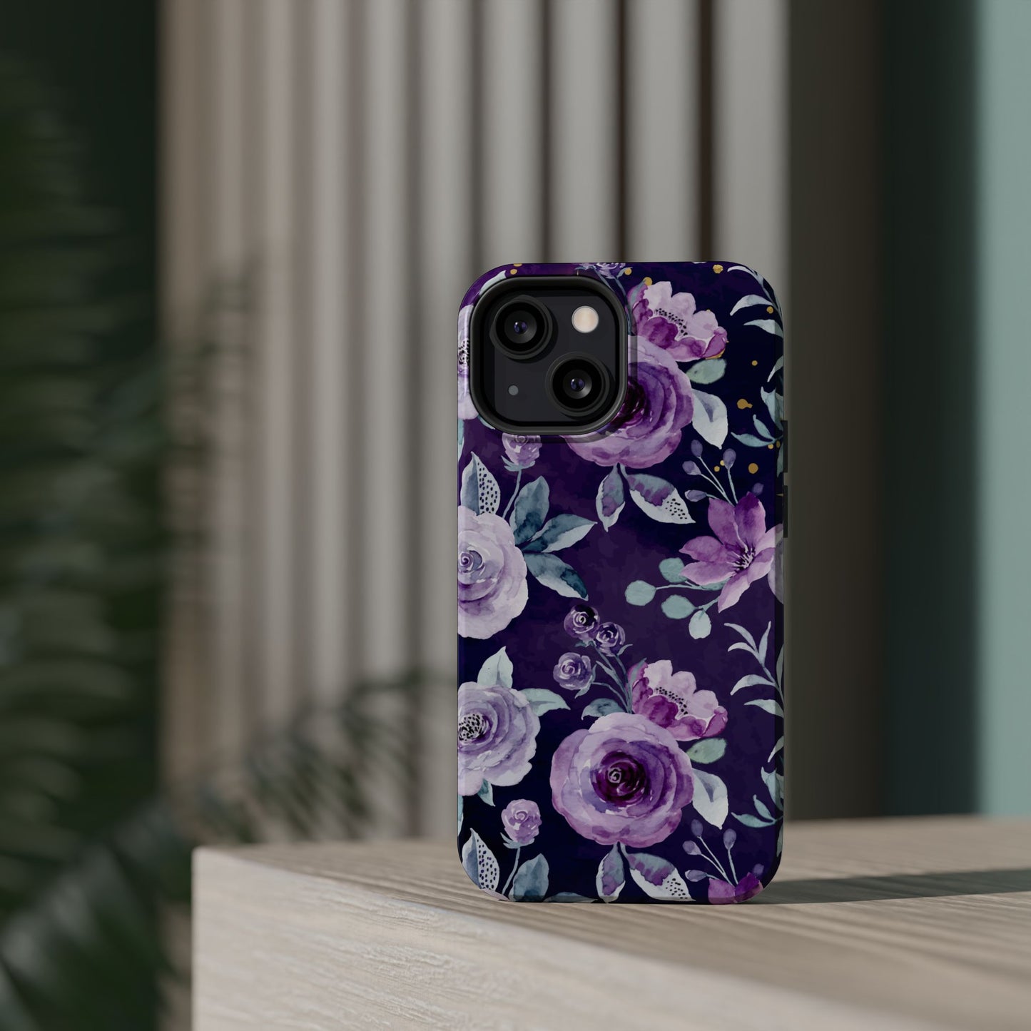 Magnetic Phone Case (Classic Floral *Special Purple Edition*)