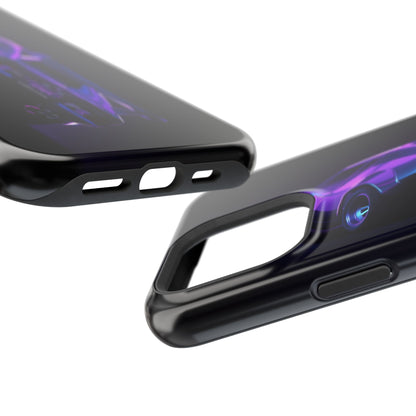 Magnetic Phone Case (Purple Future Car)