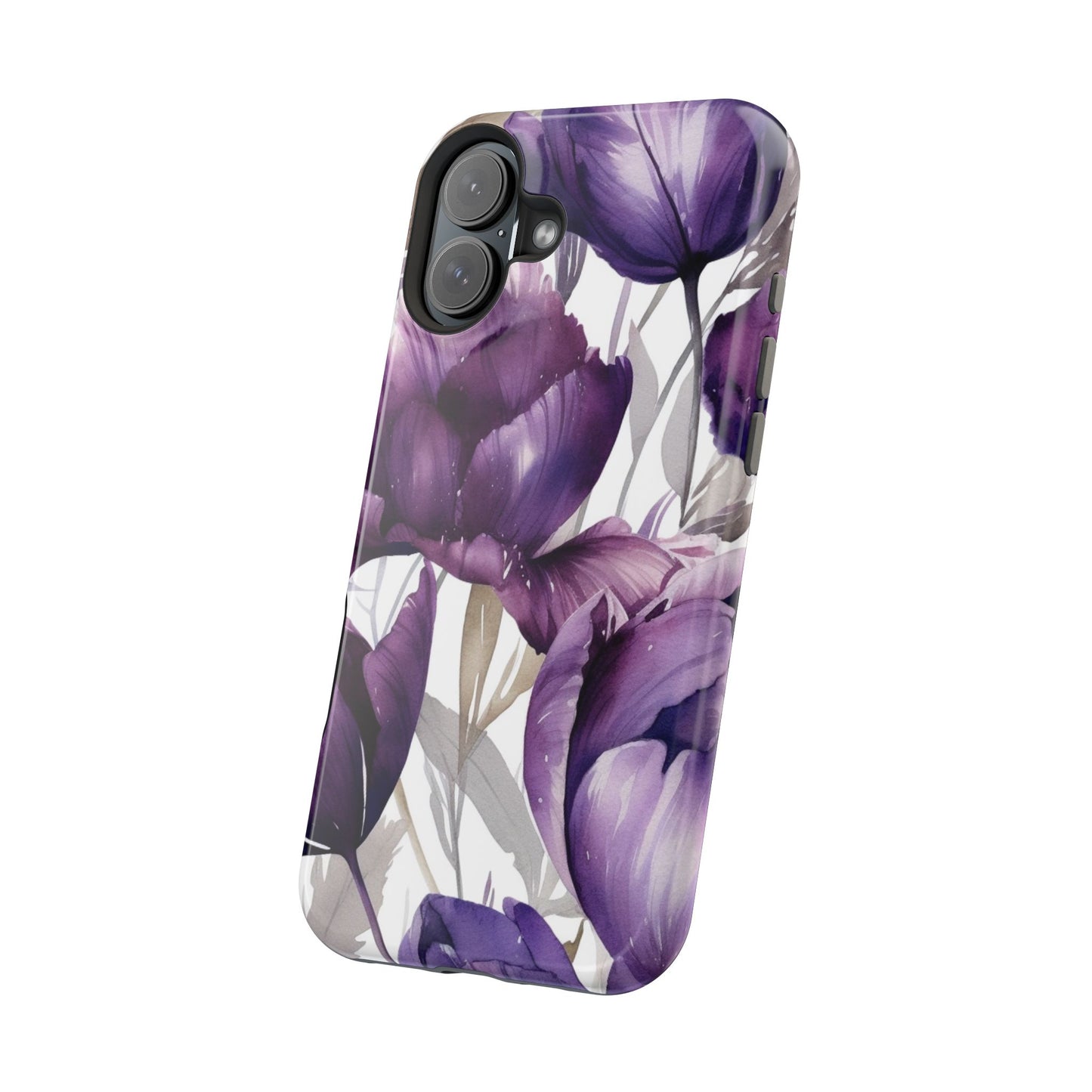 Magnetic Phone Case (Watercolor Flower)