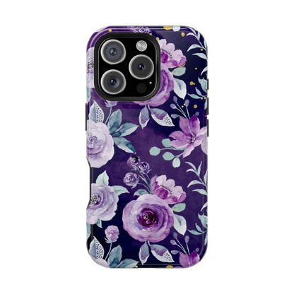 Magnetic Phone Case (Classic Floral *Special Purple Edition*)