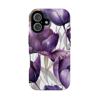 Magnetic Phone Case (Watercolor Flower)