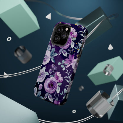 Magnetic Phone Case (Classic Floral *Special Purple Edition*)